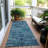Machine Washable Indoor/Outdoor Xhevrie ACN1723 Denim Rug-1025704355