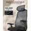 Chaise de bureau ergonomique à dossier haut en filet-1229832439