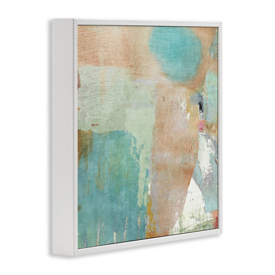 Rustic Paint Strokes Framed Giclee Art by Suzanne Nicoll