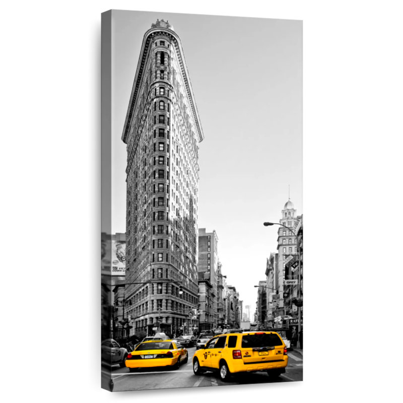 Flatiron Yellow Pop, H 30 po x l 15 po