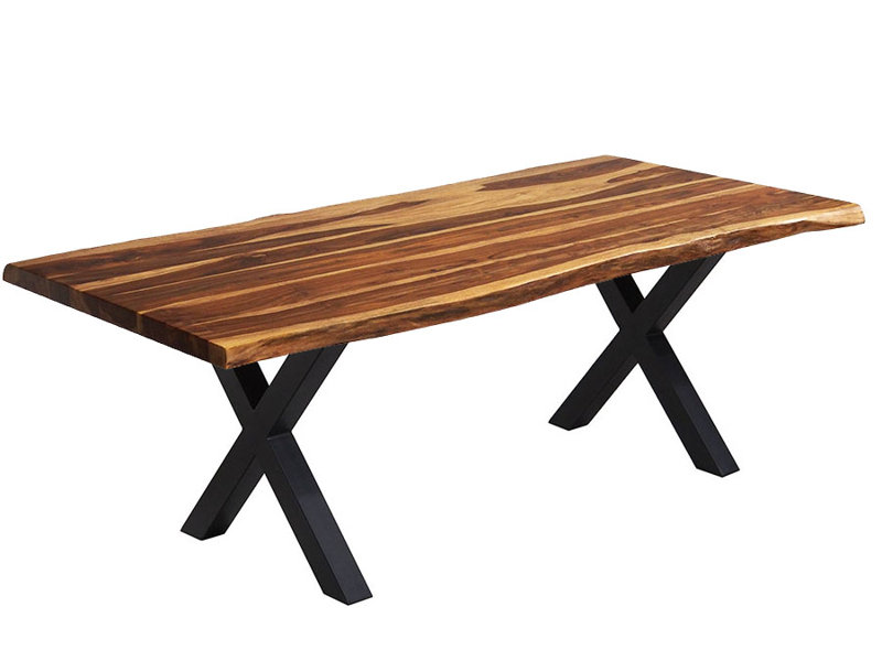 Table de salle à manger Ezekiella, H 30 po x L 84 po x l 40 po, Sesham