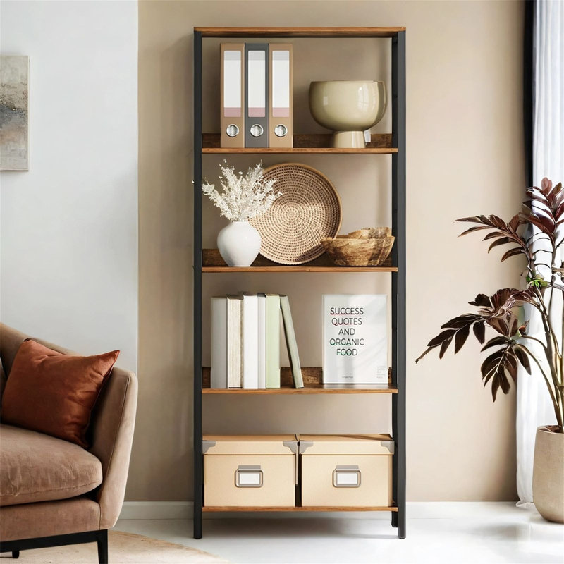 144cm H x 60cm W Metal Standard Bookcase