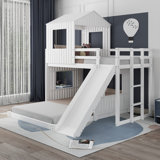 Tremee Twin Over Full Standard Bunk Bed by Harper Orchard