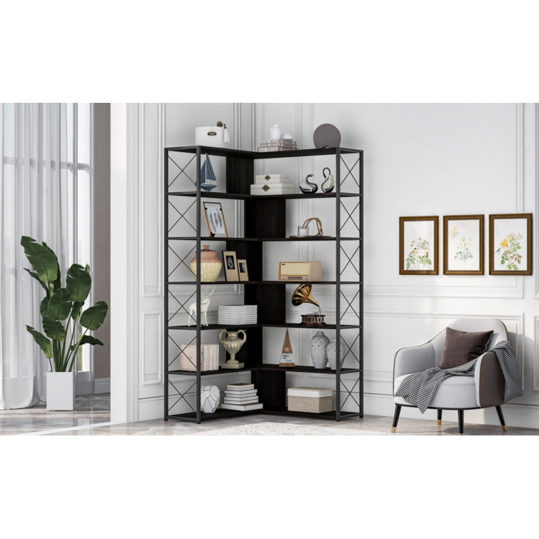 https://assets.wfcdn.com/im/20396456/resize-h755-w755%5Ecompr-r85/2535/253523445/7-Tier+Bookcase+Home+Office+Bookshelf%2C+L-Shaped+Corner+Bookcase+With+Metal+Frame%2C+Industrial+Style+Shelf+With+Open+Storage%2C+MDF+Board.jpg