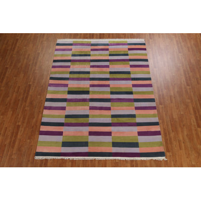 Contemporary Gabbeh Oriental Area Rug 8x10