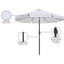 Parasols de patio en tissu avec passepoil Amalfi-460220239-460220237