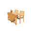 Hari Outdoor 3 - Piece Teak Dining Set