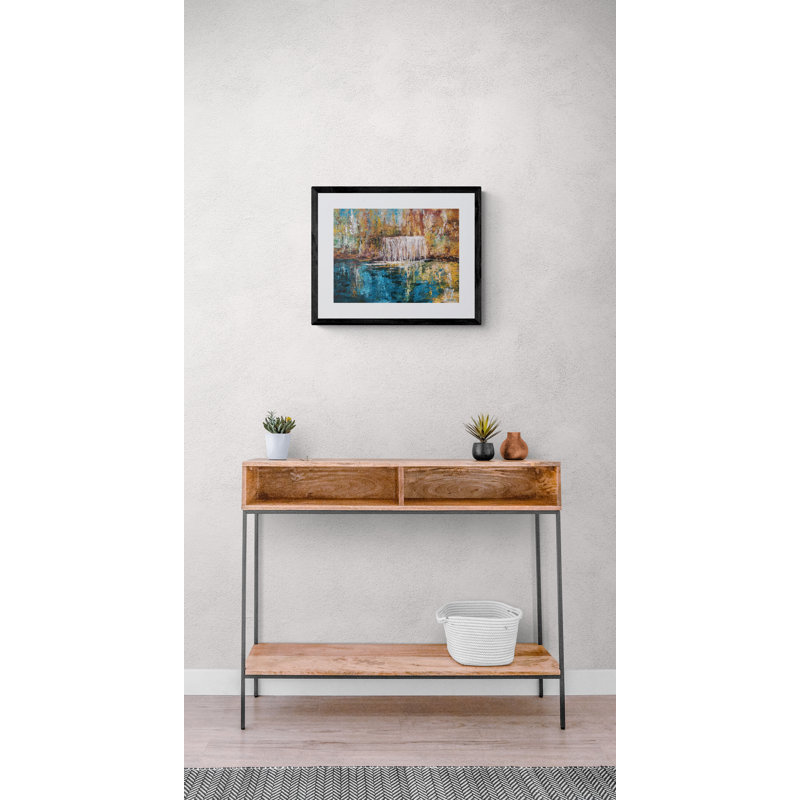 Utopia Print by Lisa Daniels, 25" H x 33" W, Black Framed Canvas