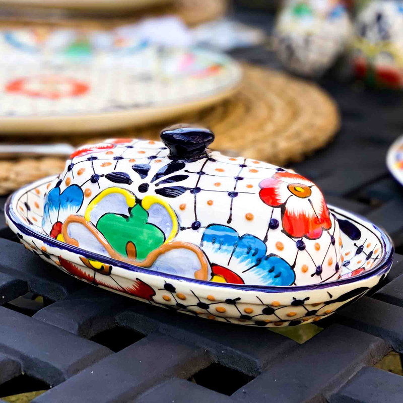 Ensemble de 2 assiettes à beurre Camargue