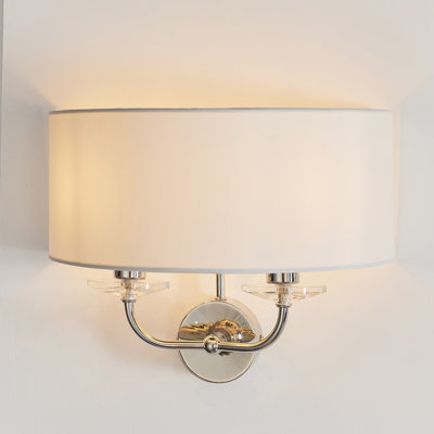 Basilia Steel Armed Sconce
