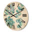 Horloge murale en bois d'eucalyptus-63903150