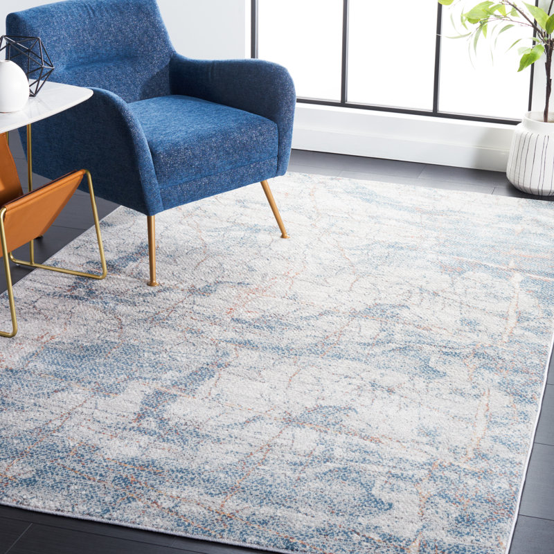 Vogue Performance Abstract Rug, Rectangle 4' x 6'