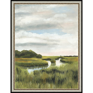 « marshaling paysages », reproduction d’art encadrée