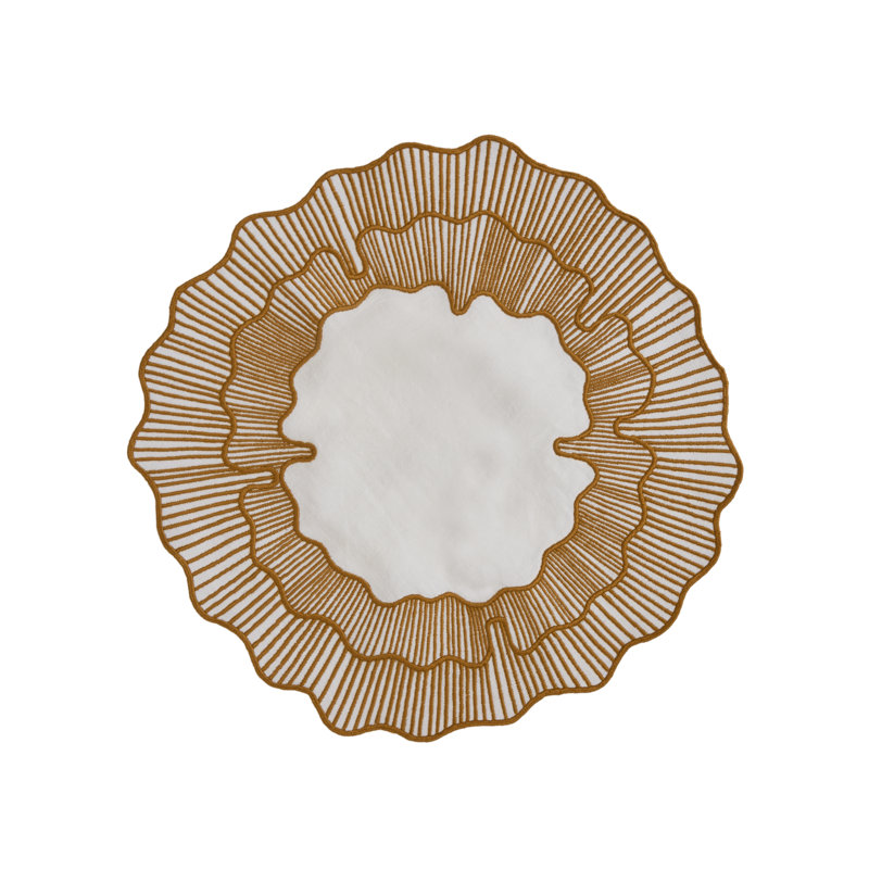 Circular Elegance Placemat 16.5 Inch Round