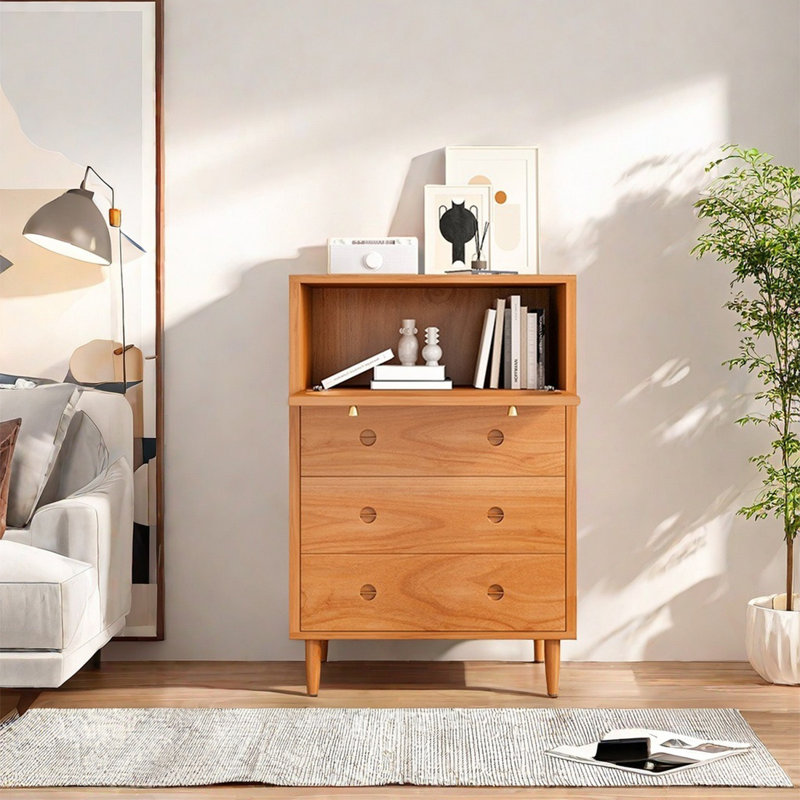 Élégante armoire de rangement en rotin
