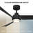 Chill Indoor/Outdoor 3-Blade Smart Ceiling Fan With Integrated Dimmable LED Light and Bluetooth Remote Control Included, Selectable Color Temperature (2700K, 3000K, 3500K, 4000K)-123804469