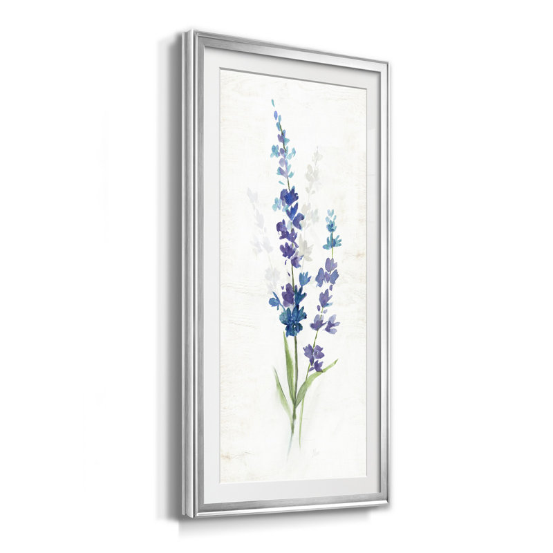 Fresh Cut Lavender II - impression, H 14,5 po x l 26,5 po x P 1,5 po, Argent
