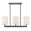 Lustre classique à 3 lumières avec abat-jour-86096636