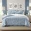 Ensemble d'édredon en coton bleuet 8 pièces Shellabrate-109897149