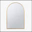 Élégant miroir décoratif arqué avec cadre en fer, décoration murale polyvalente pour plusieurs espaces-152714403