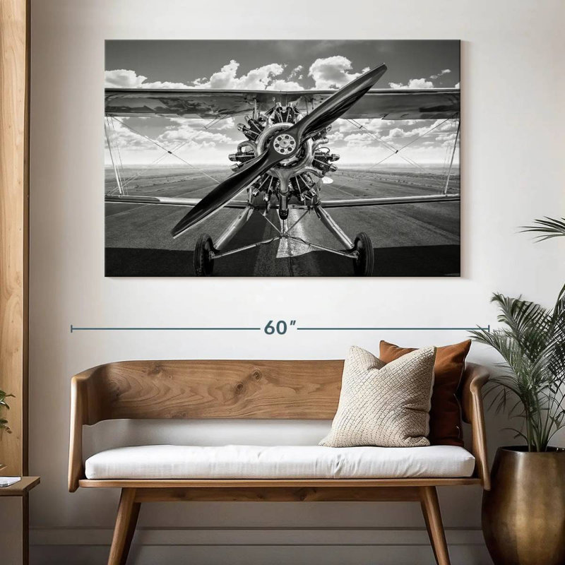 Avion Mehar Vintage Chrome, H 34 po x l 51 po