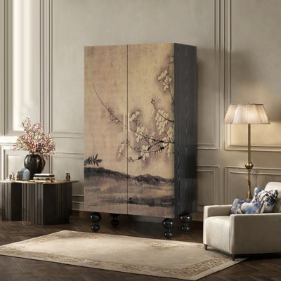 Garde-robe de vestiaire de style Wabi-sabi Room