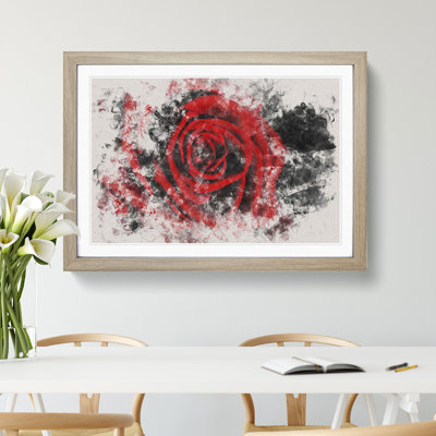 Red Rose Flower Vol.6 - Picture Frame Painting