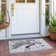 Machine Washable Indoor/Outdoor Cinead ACN1719 Gray Rug