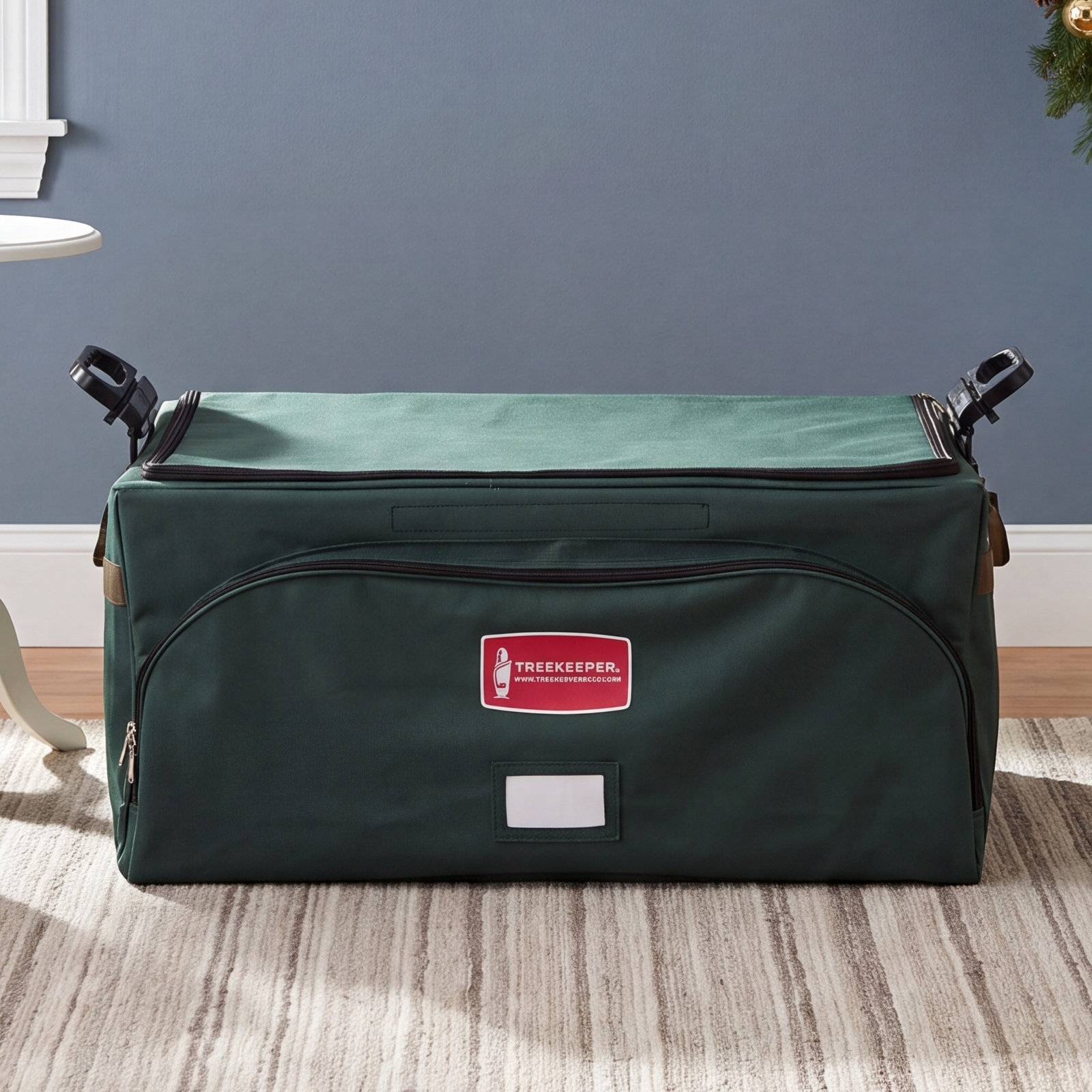 Ornament Storage Box with Adjustable Dividers