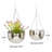 Benally Iron Hanging Dome Wall Planter-1370159637