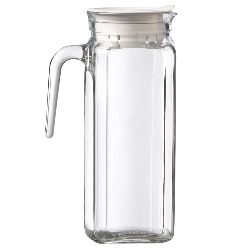 Leclair Pitcher, 9" H x 3.5" W x 3.5" D