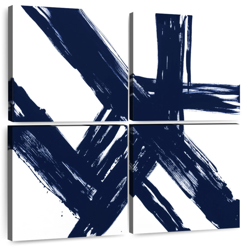 Strokes In Navy I, H 18 po x l 18 po