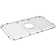 25.12-in x 12.87-in Center Drain Heavy-Duty Stainless Steel Sink Protector