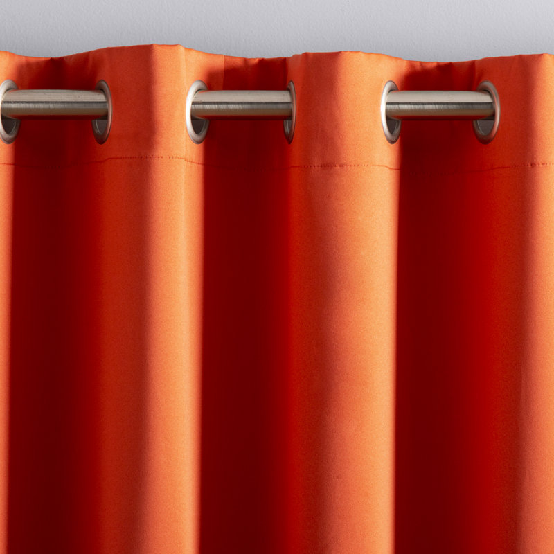 Panneau coulissant en polyester, Mandarine