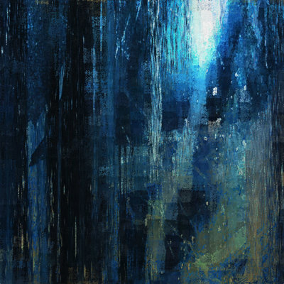 "Paul Kimble Night In The Forest" par Paul Kimble - reproduction d'art sur toile tendue