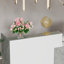 Bureau de réception Modern White & Stone