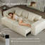 Canapé-lit modulaire électrique 170,87 po, canapé-lit modulaire avec accoudoirs droits, 6 coussins de canapé, résistant aux rayures et à l'eau, gris foncé