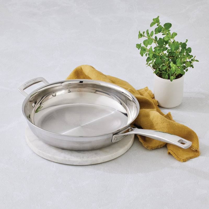Le Creuset Classic 3-ply Stainless Steel Uncoated Frying Pan