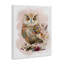 Art mural sur toile Owl & Wild Blooms par Fab Funky-1283226173