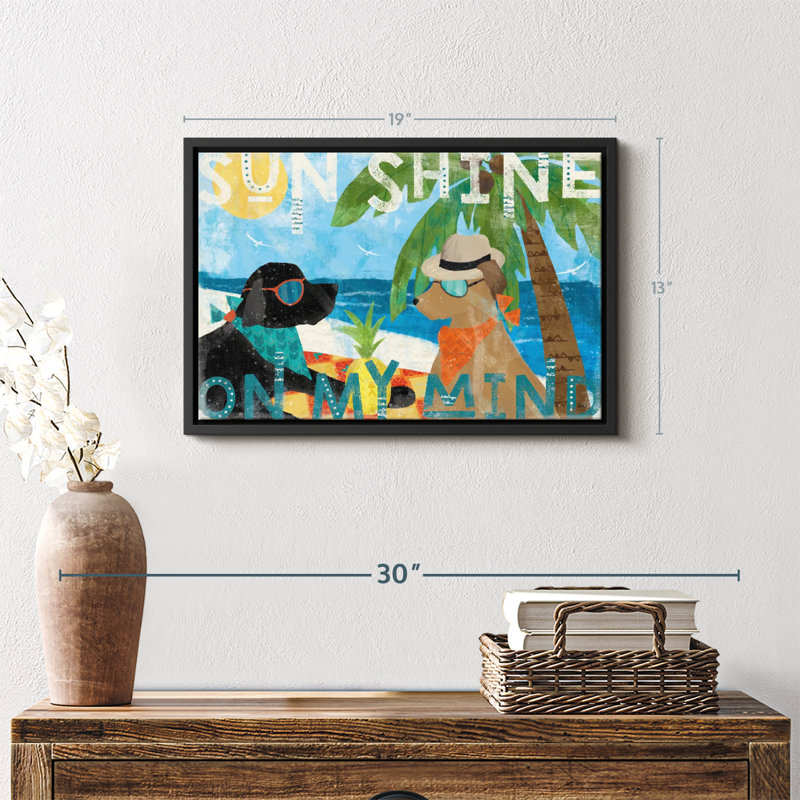 Khendal Good Vibes I Canvas Print, 13" H x 19" W