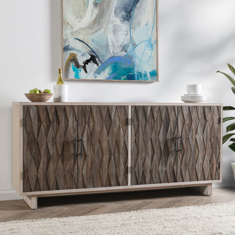 Buffet Corbin, Blanc cassé / Brun