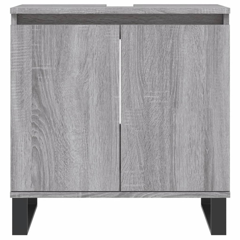 Mariapaula Floor Mounted Bathroom Cabinet, Grey Sonoma
