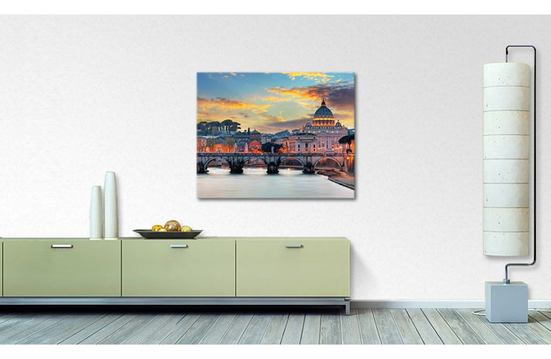 Stretched On Wooden Frame Print on Canvas, 80cm H x 100cm W x 2cm D