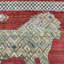 Red Alchemy Traditional Silk Wool Blend Rug - 6' x 5'
