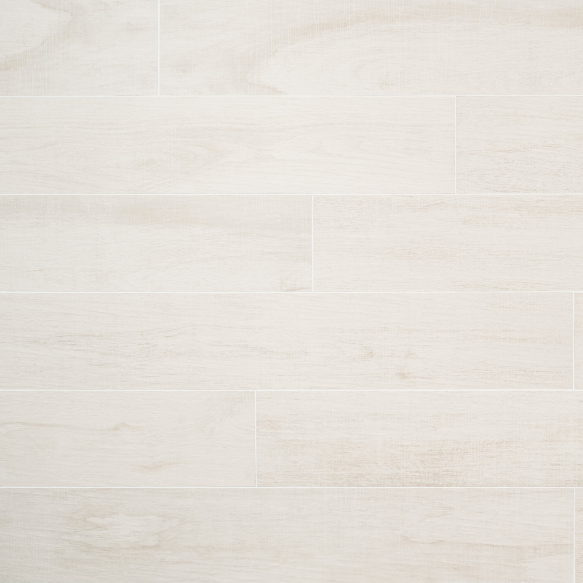Auburn 8" x 48" Matte Porcelain Wood Look Floor and Wall Tile (12.78 Sq. Ft./ Case), White