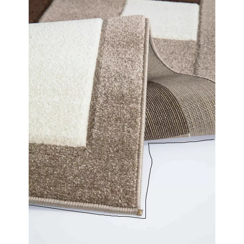 Area Rug, Rectangle 200 cm x 290 cm, Beige/Brown