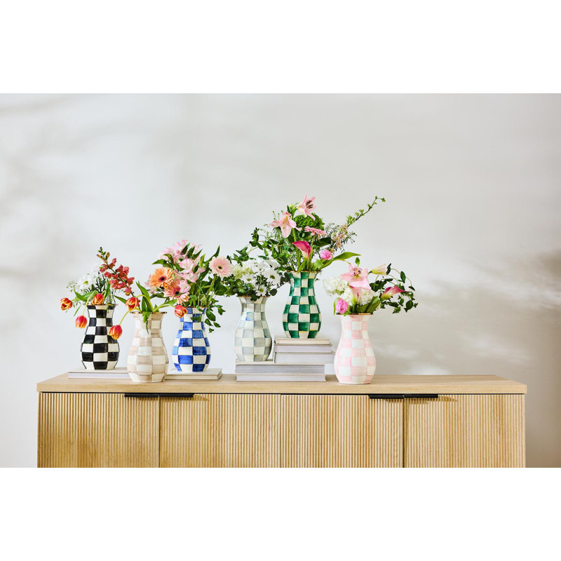 Royal Check Tall Vase
