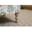 Chaise d'appoint moderne avec pieds en bois rétro, fauteuil rembourré confortable, canapé simple à motif floral pour le salon et la chambre à coucher