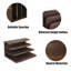 Classeur en bois pour classeur de courrier