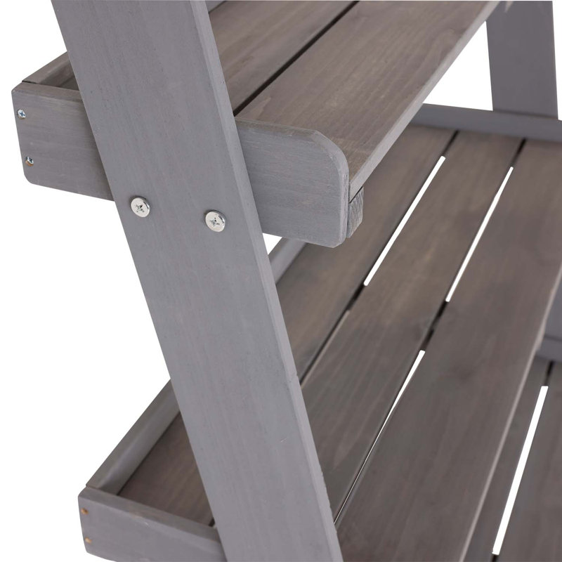 Abd-Alkudos Wood Weather Resistant Plant Stand